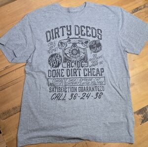 Classic AC/DC 'Dirty Deeds' Tshirt